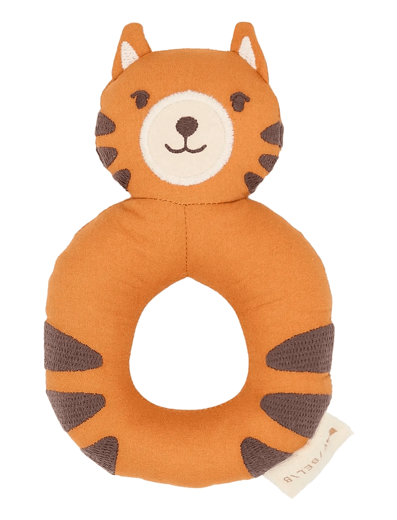 Fabelab - Rattle - Tiger - skallror - desert sun - 1