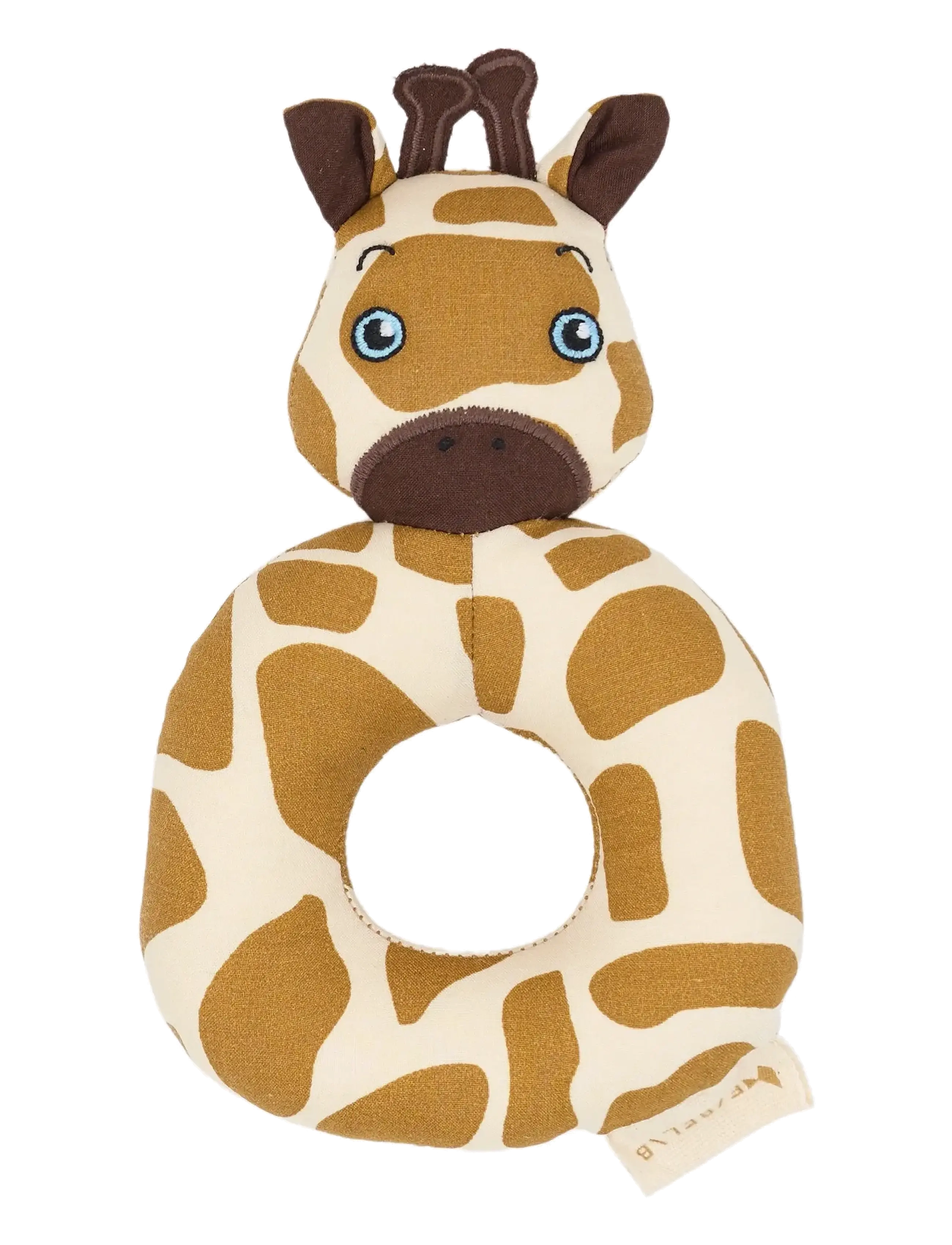Fabelab Rattle Giraf, Rattles, Multi/mønstret, Str: ONE SIZE
