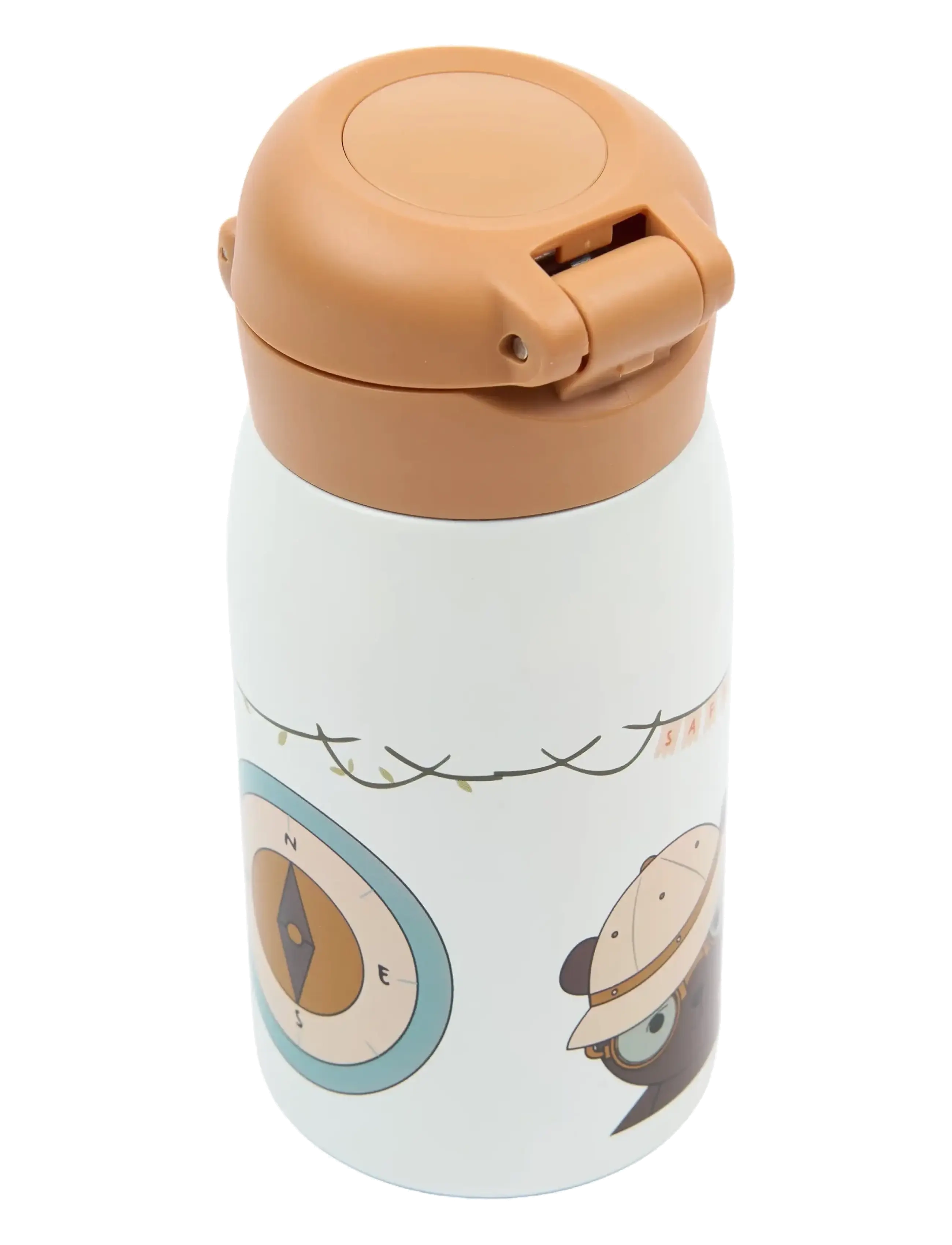 Fabelab - Water Bottle - Small - Giraf - vattenflaskor - whisper white - 1