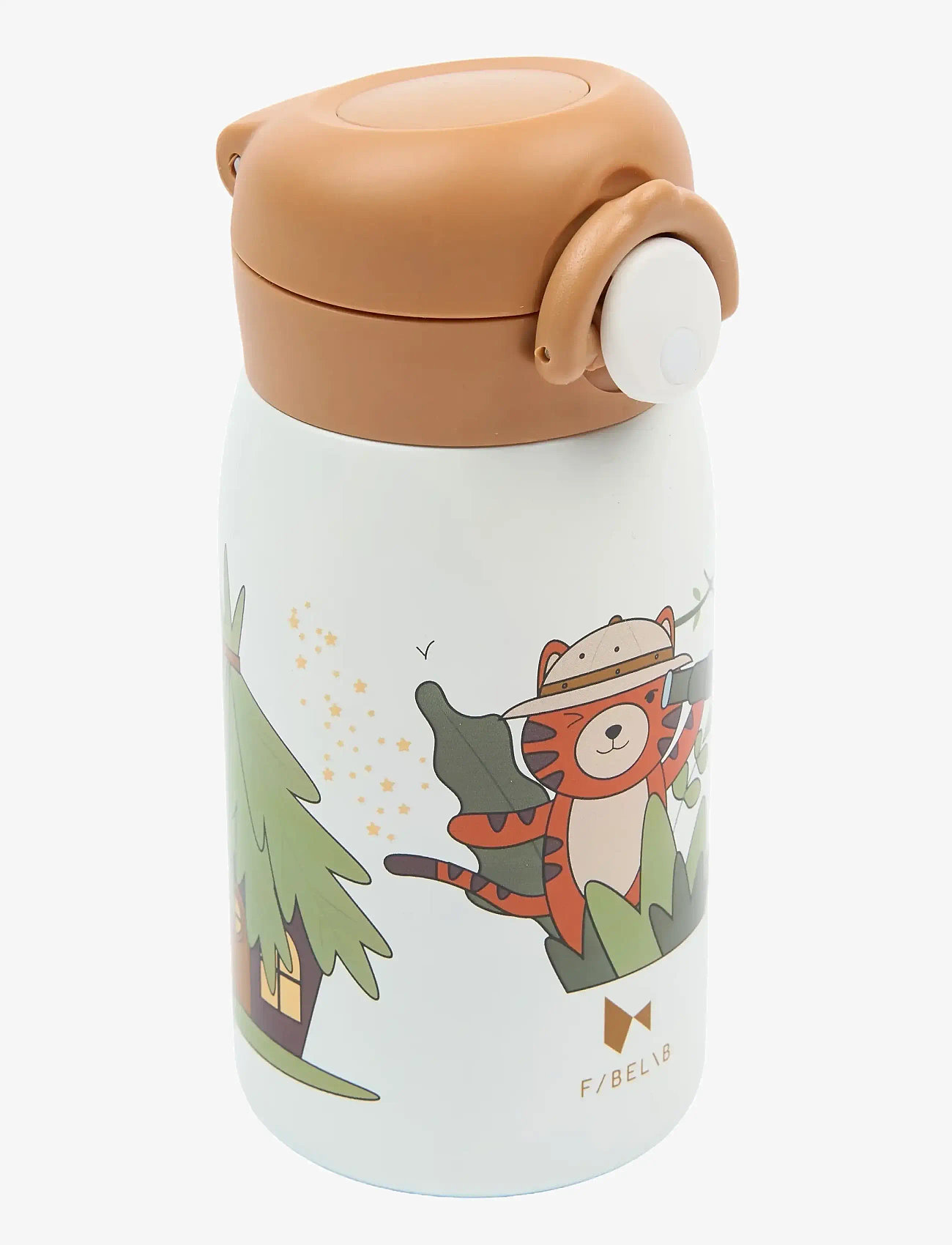 Fabelab - Water Bottle - Small - Tiger - water bottles - whisper white - 1