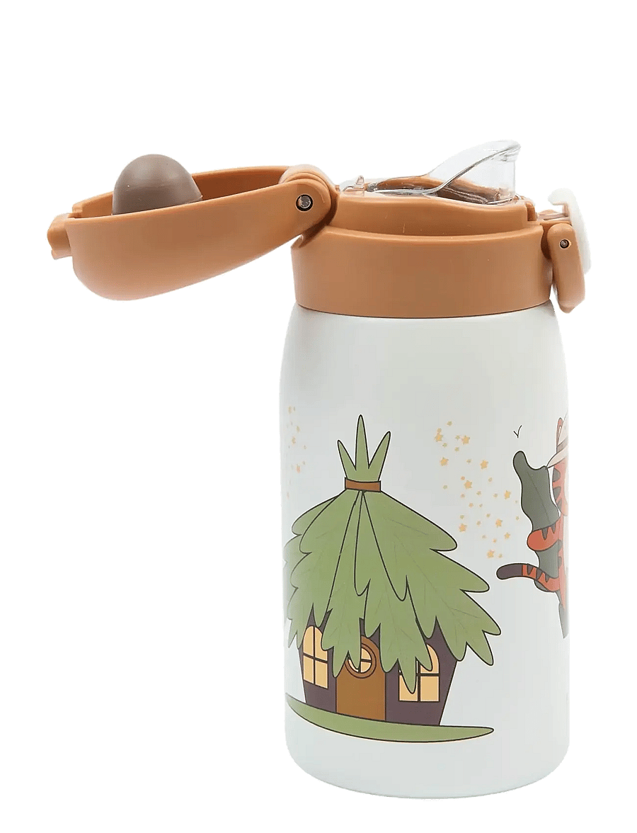 Fabelab - Water Bottle - Small - Tiger - vattenflaskor - whisper white - 3