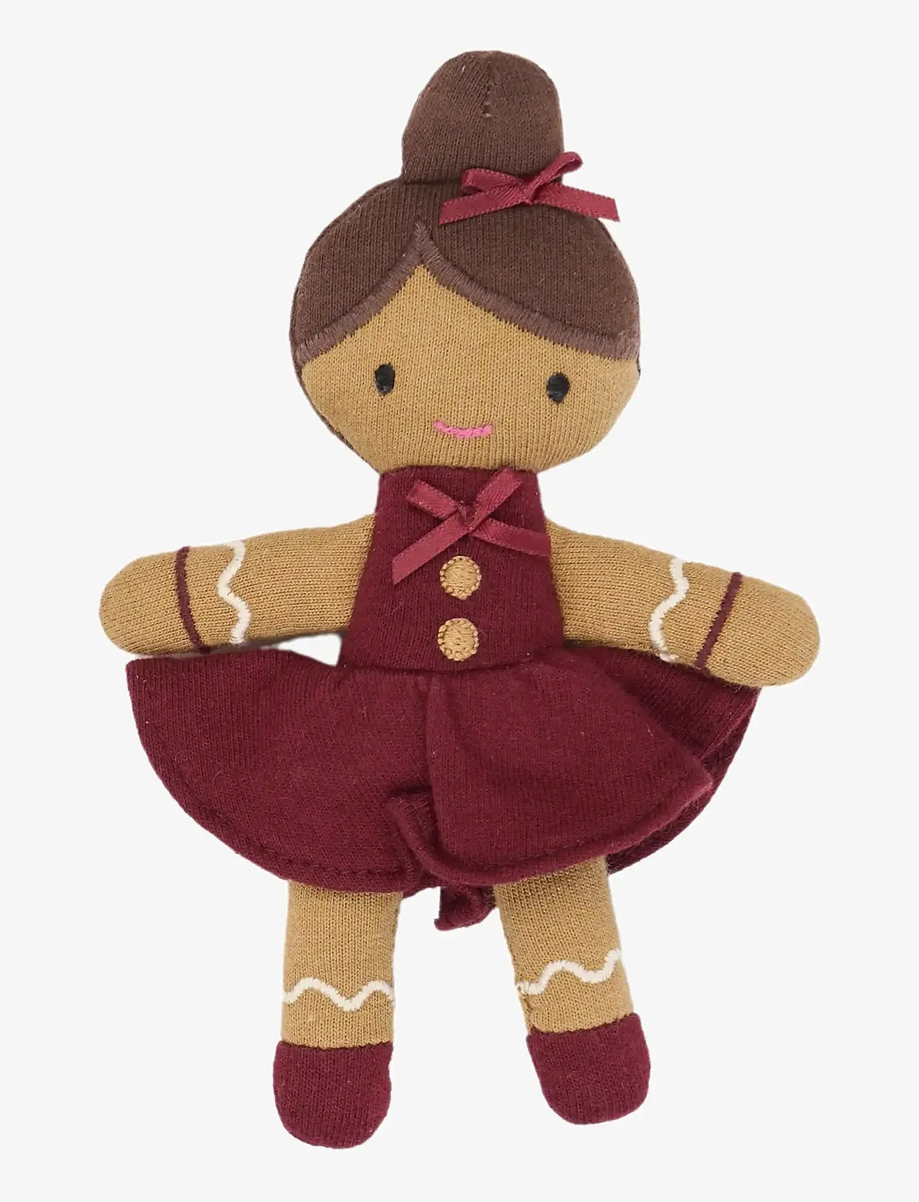 Fabelab - Pocket Friend - Gingerbread Girl - mjuka leksaker - cabernet - 0
