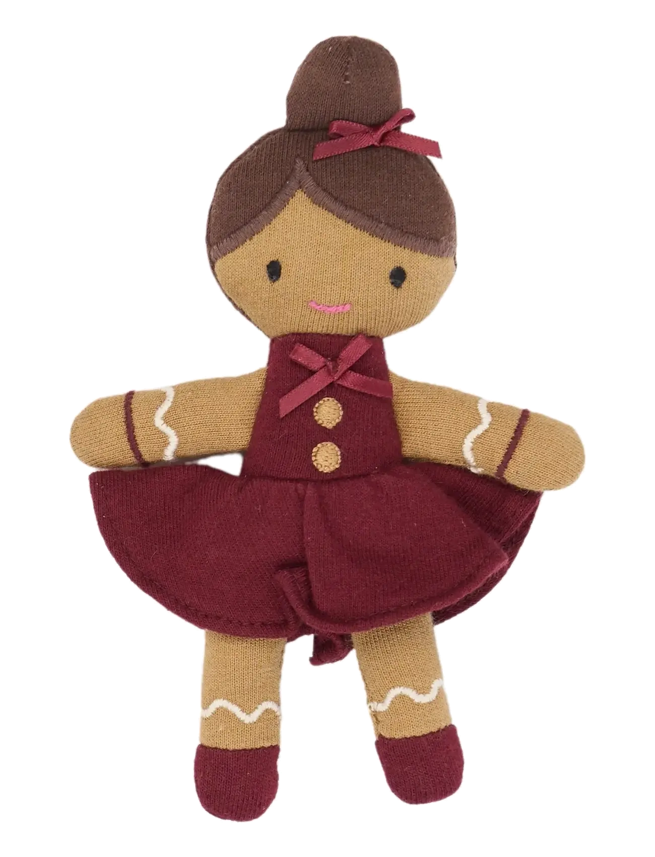Fabelab Pocket Friend - Gingerbread Girl - Toys - CABERNET / brown