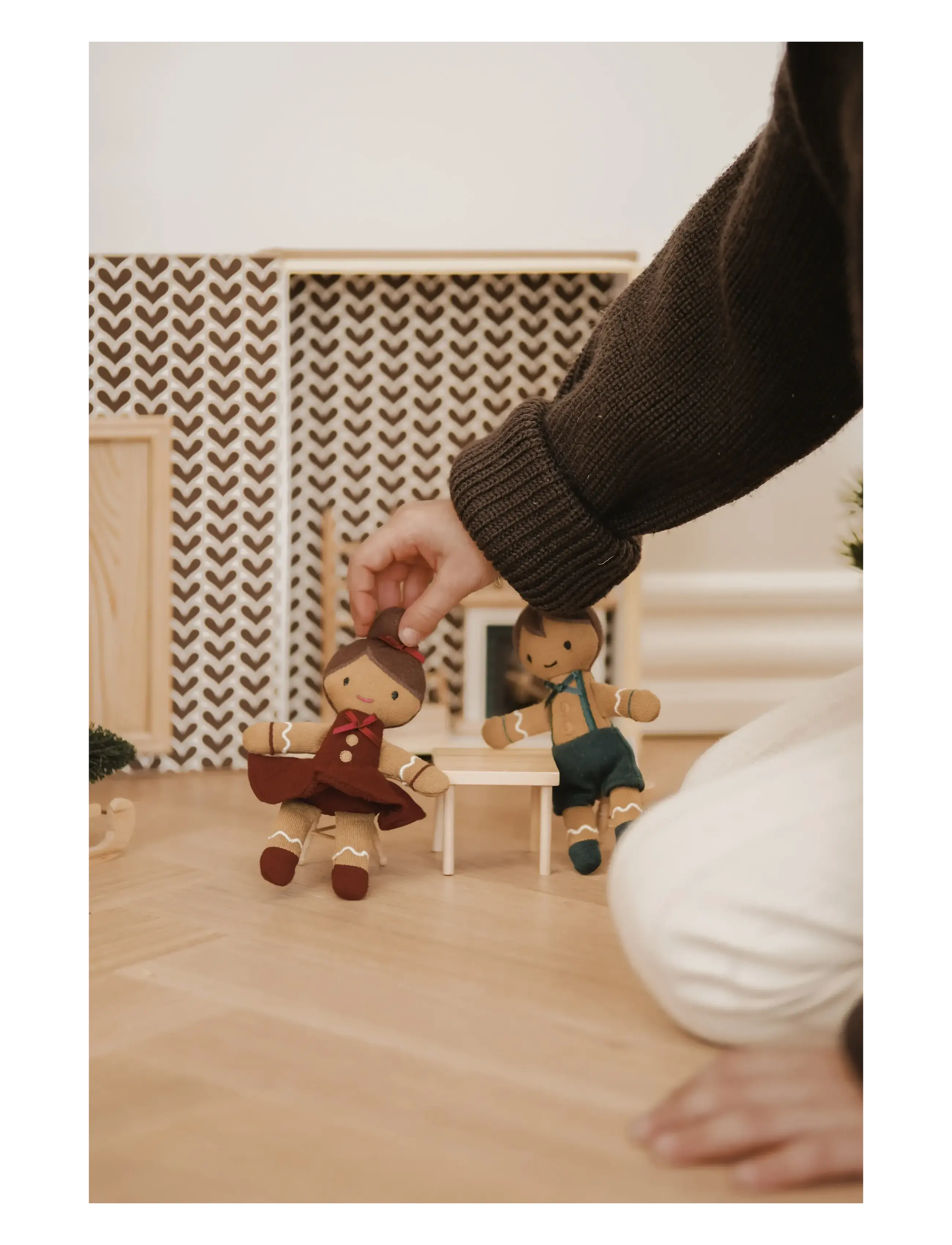 Fabelab - Pocket Friend - Gingerbread Girl - cabernet - 5