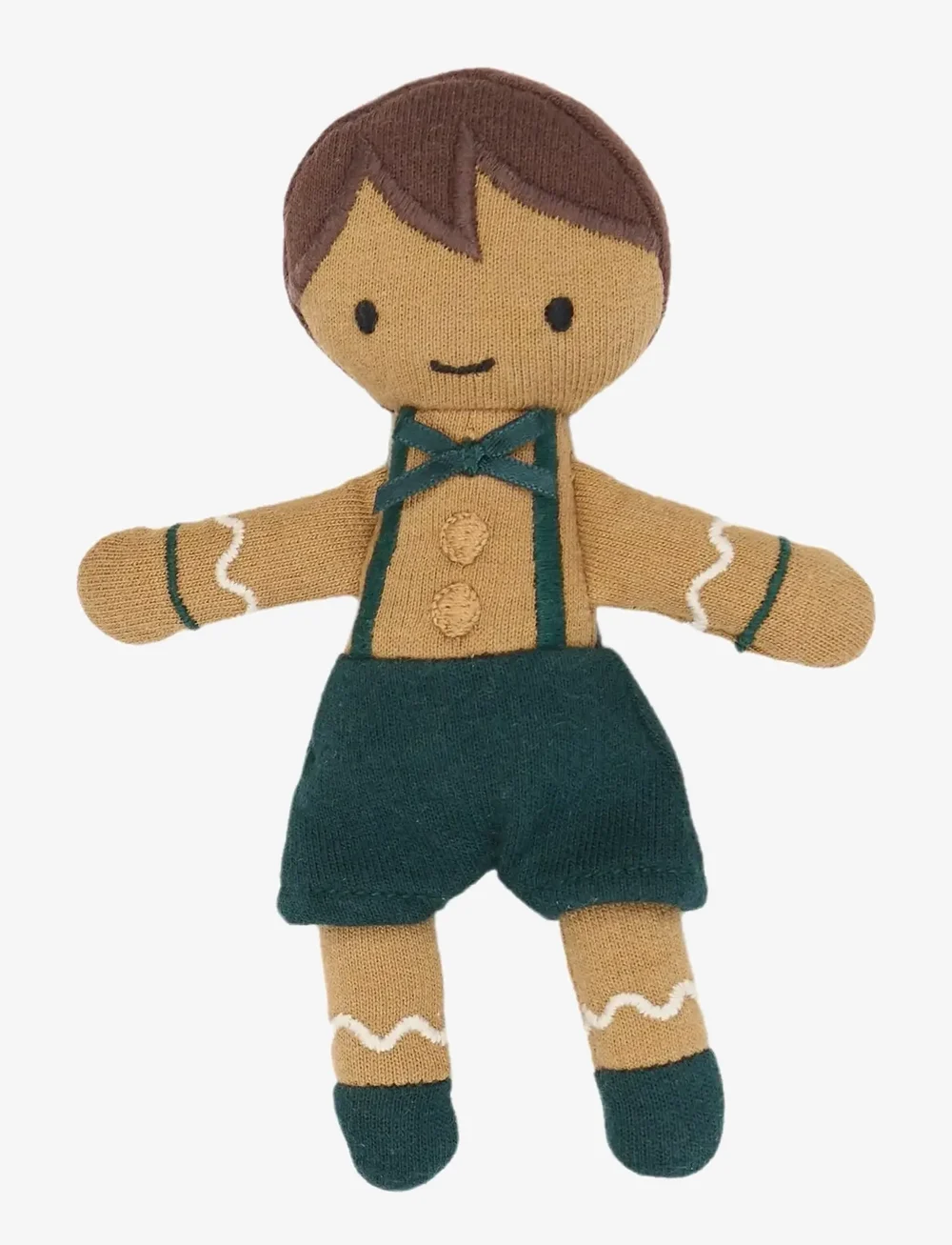 Fabelab - Pocket Friend - Gingerbread Boy - pehmed mänguasjad - ponderose pine - 1