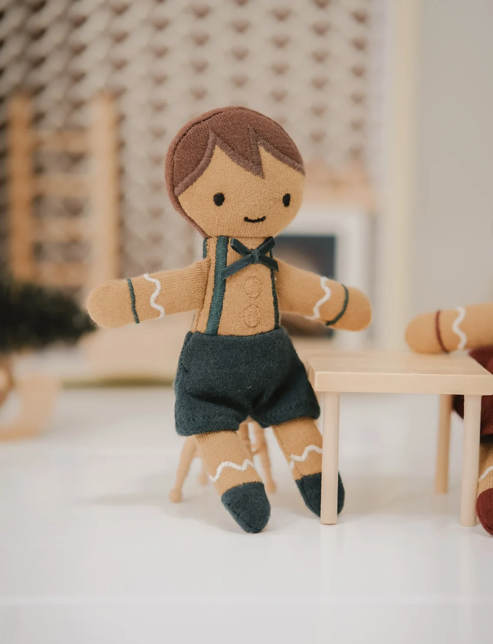 Fabelab - Pocket Friend - Gingerbread Boy - pehmed mänguasjad - ponderose pine - 0