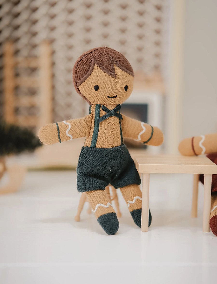 Fabelab - Pocket Friend - Gingerbread Boy - ponderose pine - 0