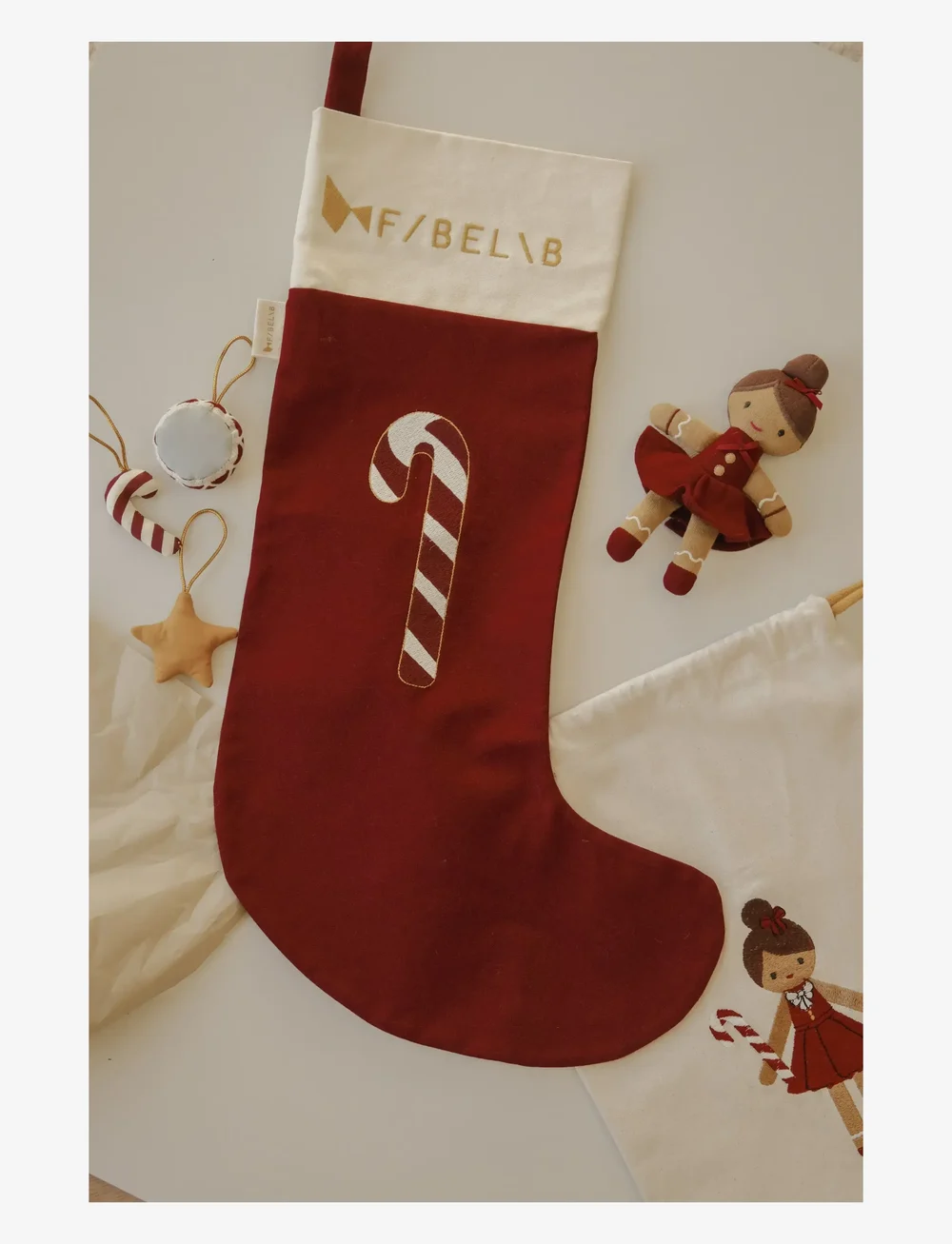 Fabelab - Christmas Stocking Red - jõulukaunistused - cabernet - 3