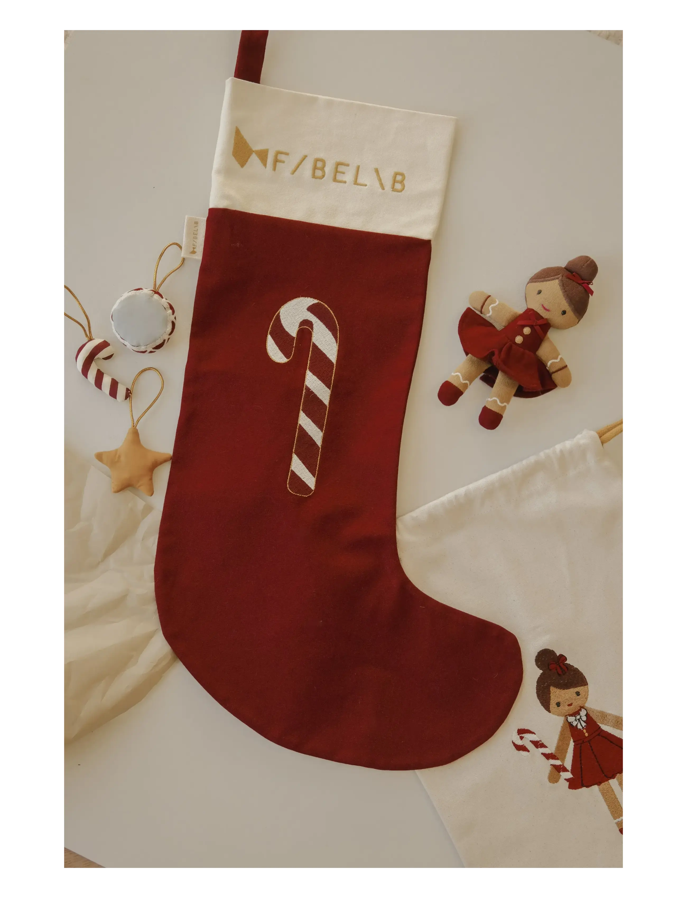 Fabelab - Christmas Stocking Red - cabernet - 3