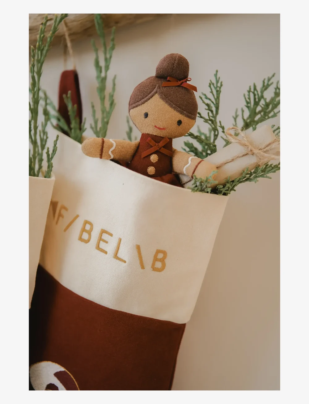 Fabelab - Christmas Stocking Red - jõulukaunistused - cabernet - 4