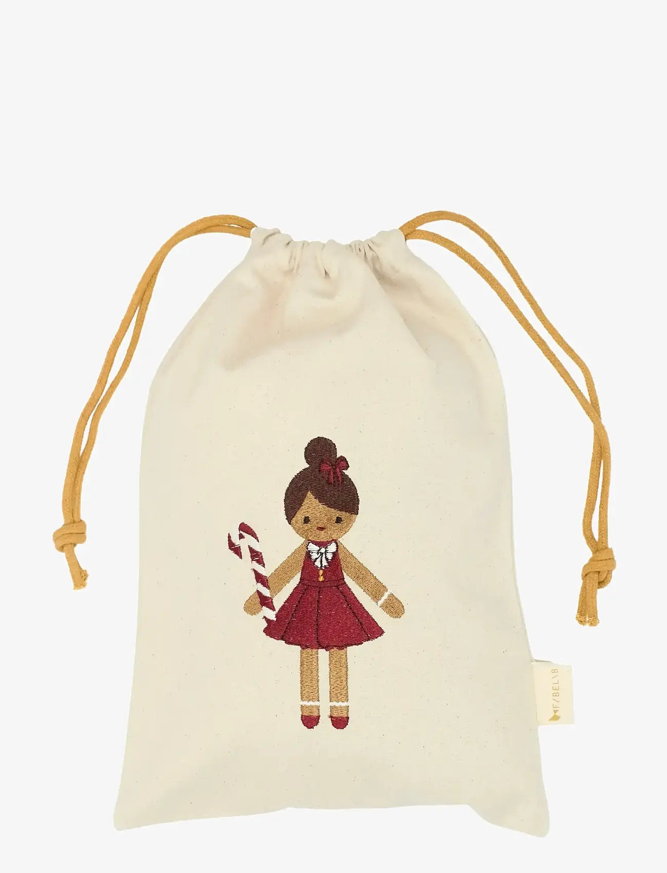 Fabelab - Christmas Gift Bags - Gingerbread G - decorations - seedpearl emb - 1