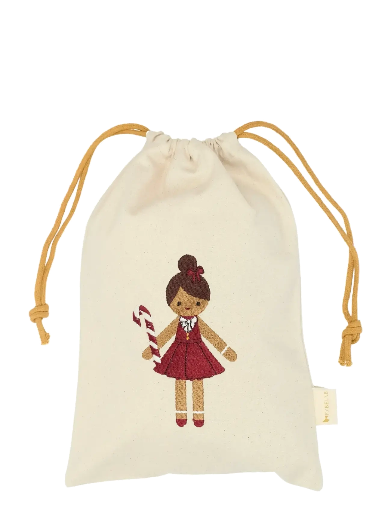 Fabelab Christmas Gift Bags - Gingerbread G - View all - SEEDPEARL EMB / cream