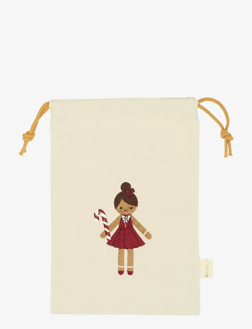 Fabelab - Christmas Gift Bags - Gingerbread G - dekorationsdetaljer - seedpearl emb - 2