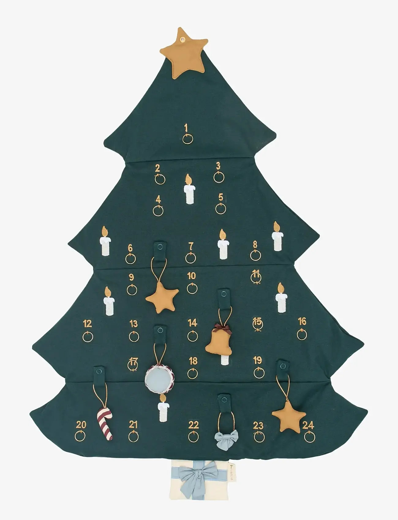 Fabelab - Christmas Tree Wall Calender - seedpearl emb - 0