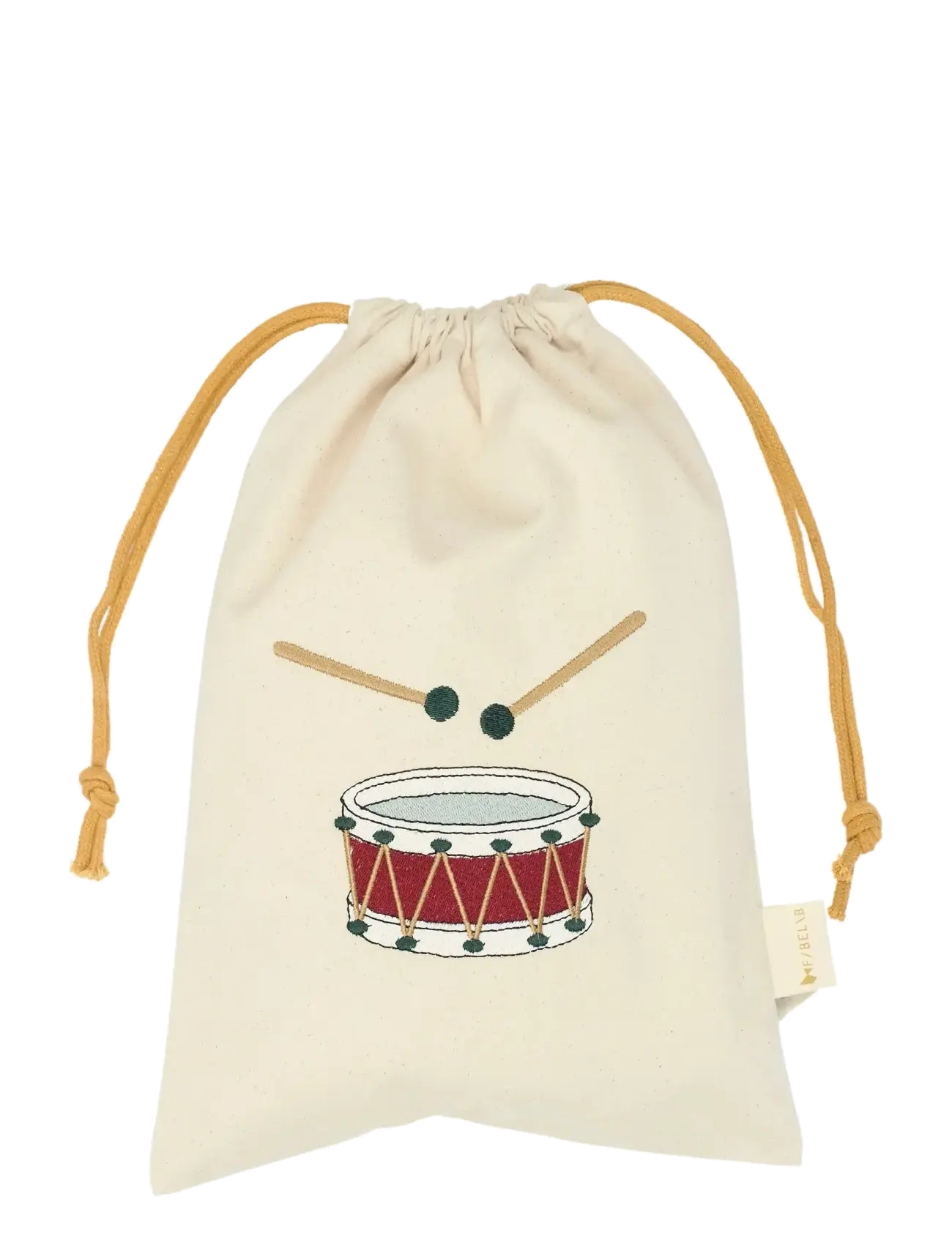 Fabelab Christmas Gift Bags - Drum - View all - SEEDPEARL EMB / cream
