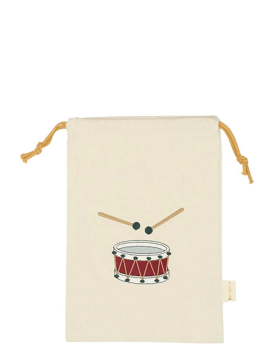 Fabelab - Christmas Gift Bags - Drum - seedpearl emb - 2