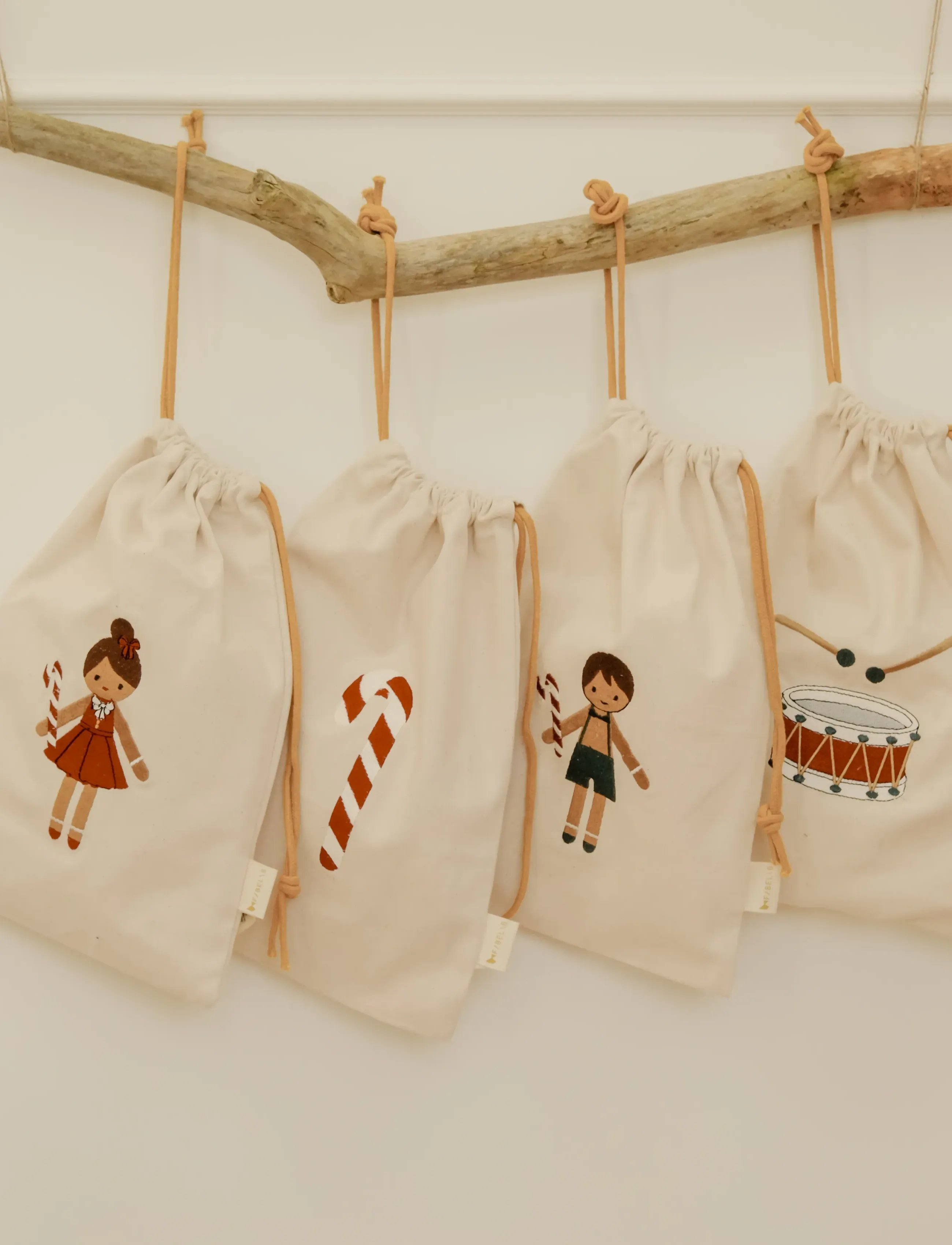 Fabelab - Christmas Gift Bags - Drum - seedpearl emb - 0