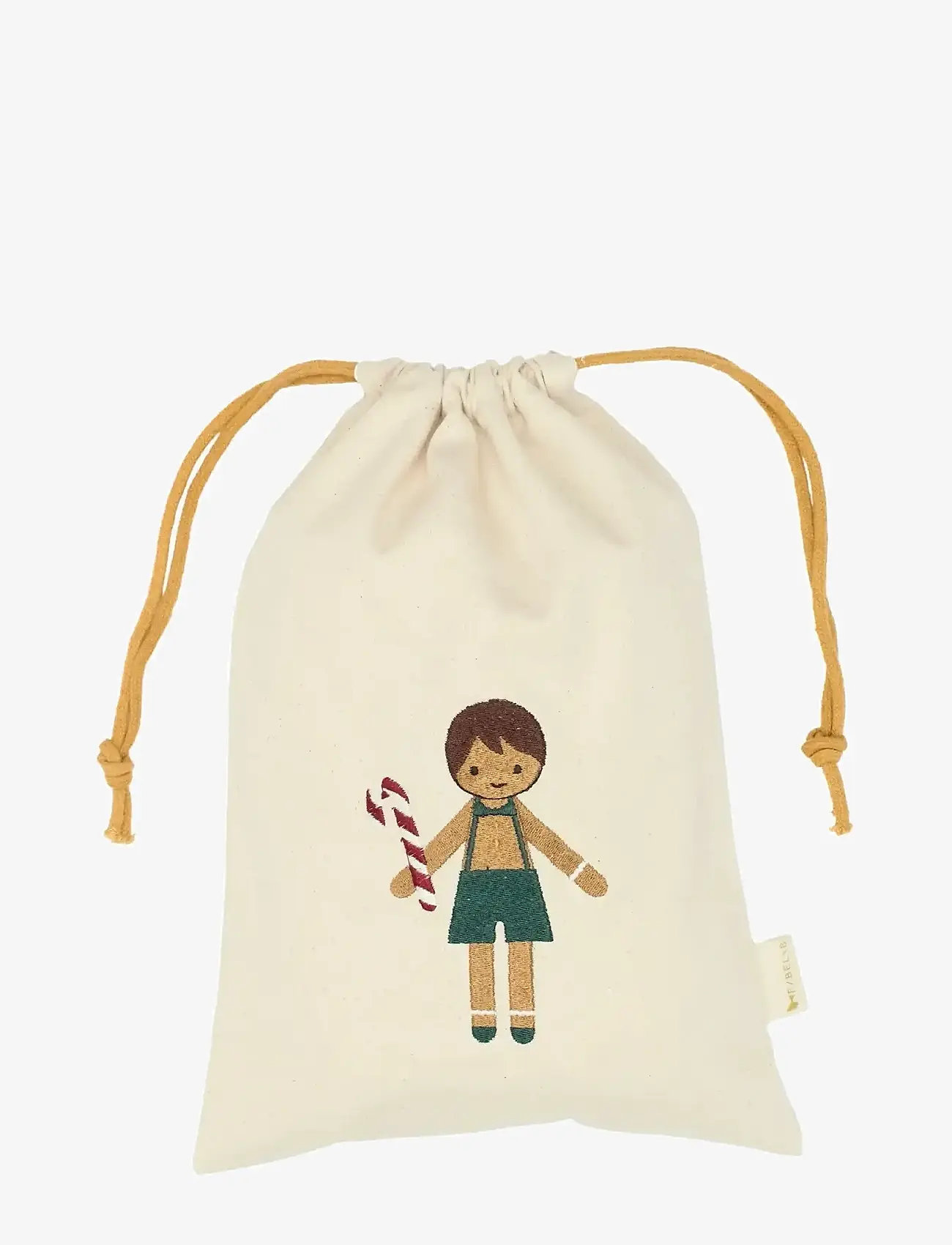 Fabelab - Christmas Gift Bags - Gingerbread B - dekorativt tilbehør - seedpearl emb - 1