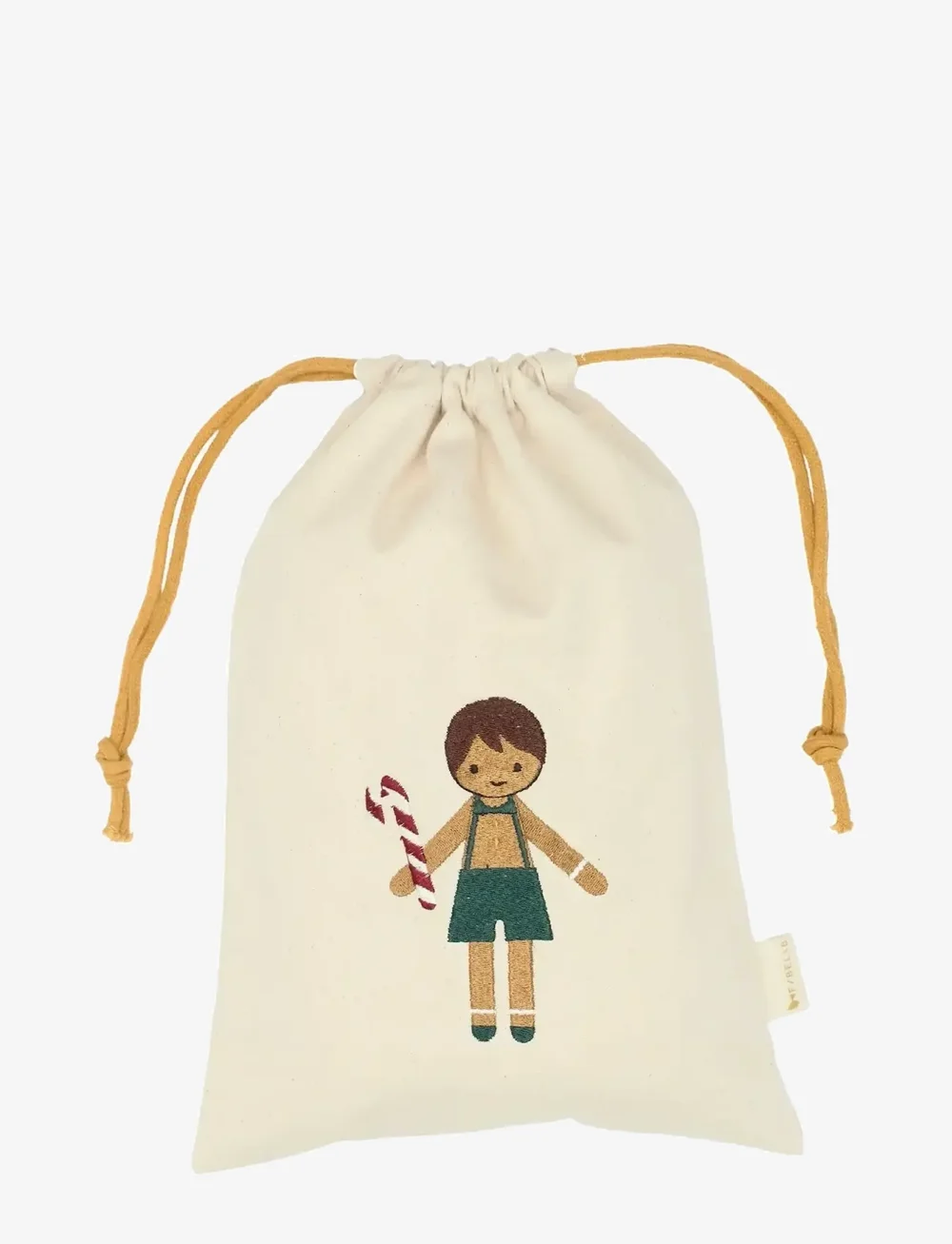 Fabelab - Christmas Gift Bags - Gingerbread B - dekoratsioonid - seedpearl emb - 1