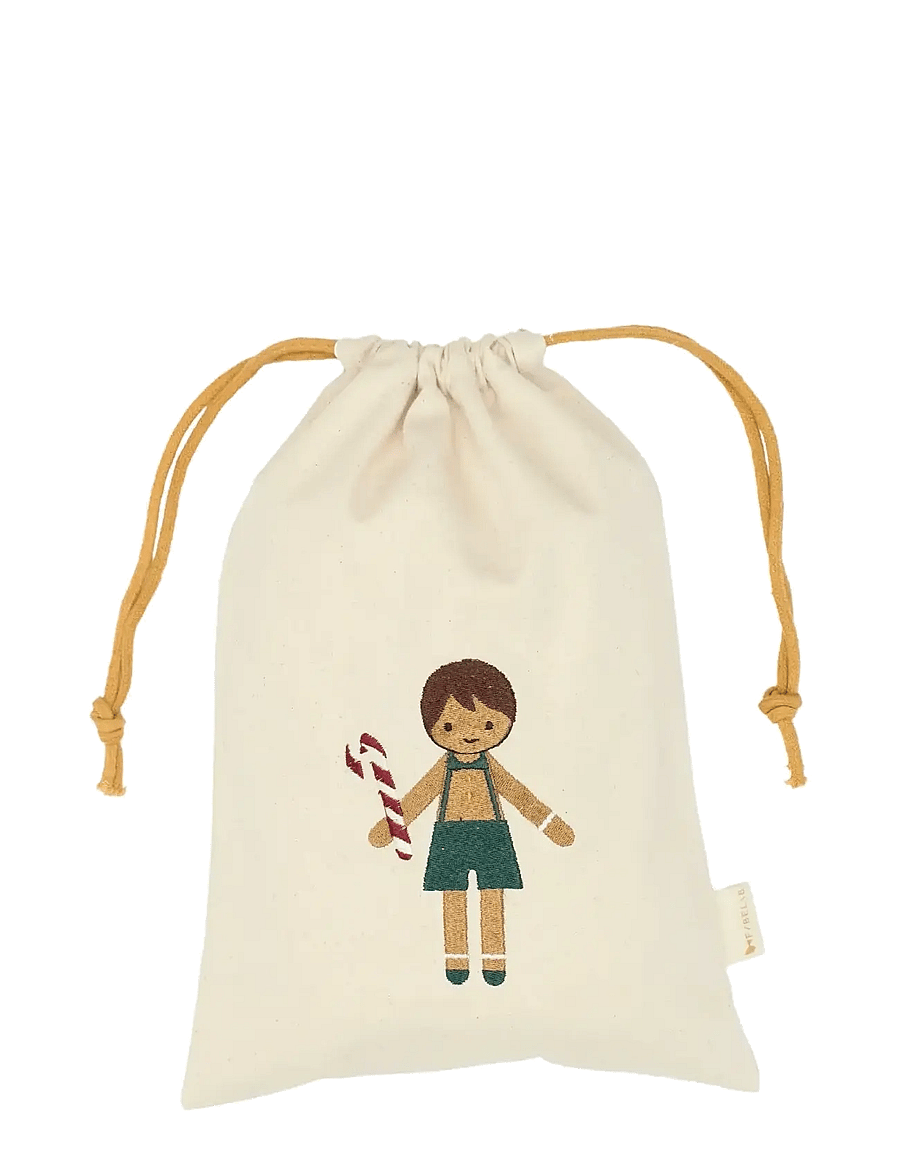 Fabelab - Christmas Gift Bags - Gingerbread B - seedpearl emb - 1