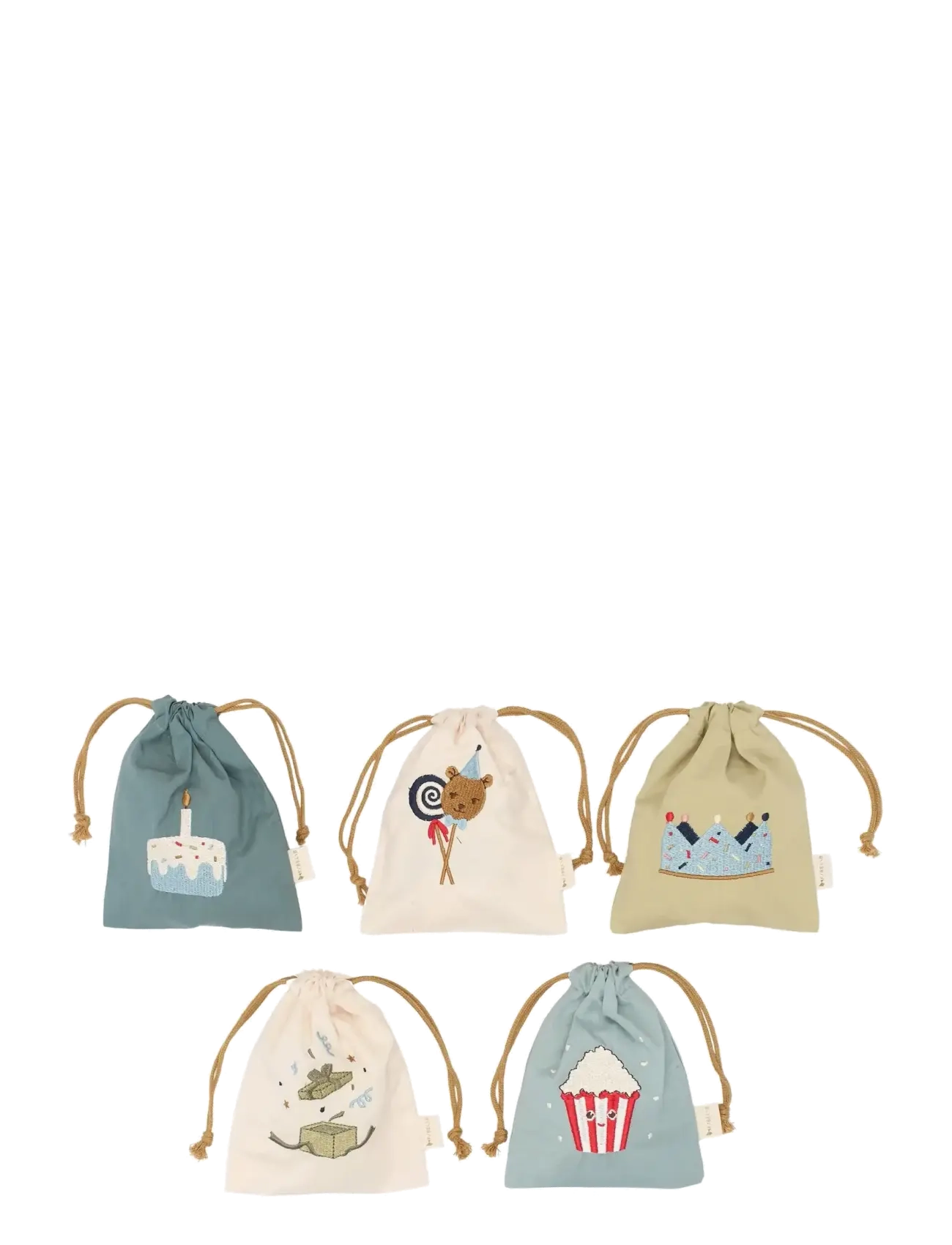 Fabelab Celebration Bag 5-Pack Birthday, Party Supplies, Multi/mønstret, Str: ONE SIZE