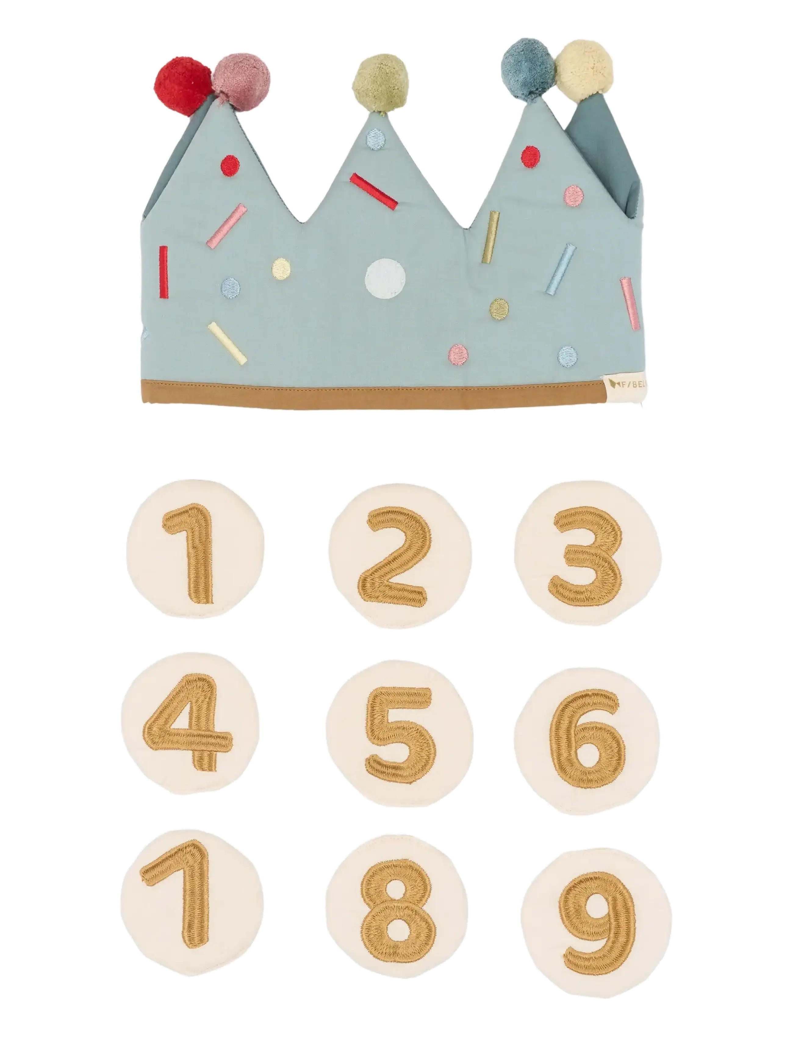 Fabelab - Celebration Crown Blue Mix - Birthd - slate - 1
