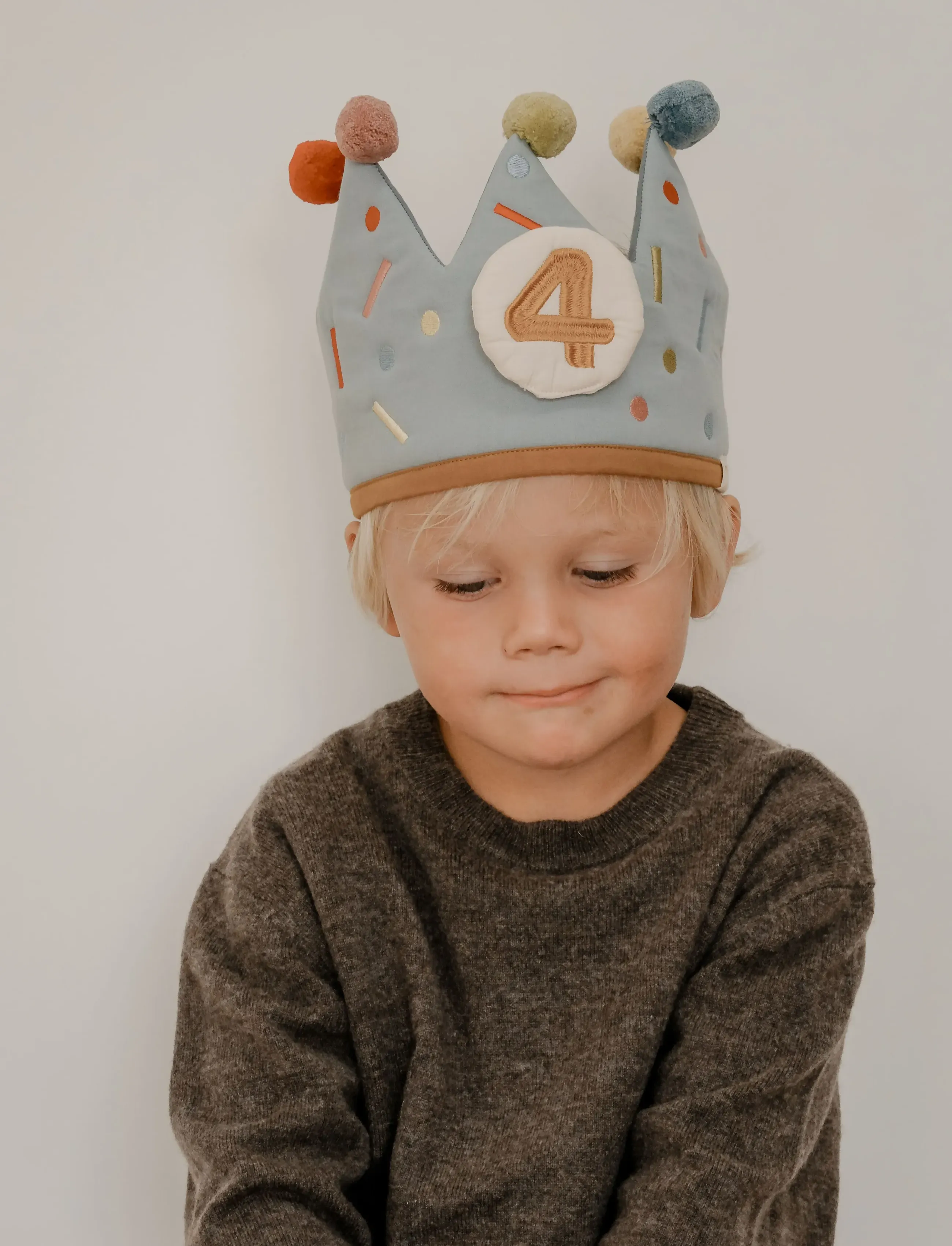Fabelab Celebration Crown Blue Mix Birthd, One Size, Spielzeug, Blau - Children's Birthday, Kinder