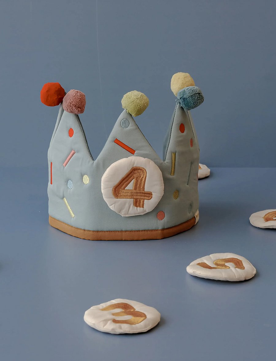 Fabelab - Celebration Crown Blue Mix - Birthd - slate - 5