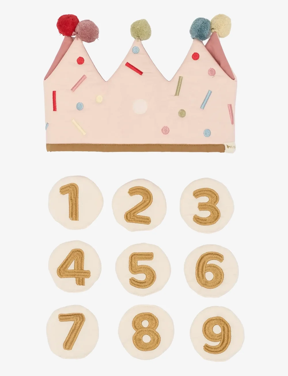 Fabelab - Celebration Crown Rose Mix - Birthd - party supplies - peach whip - 1