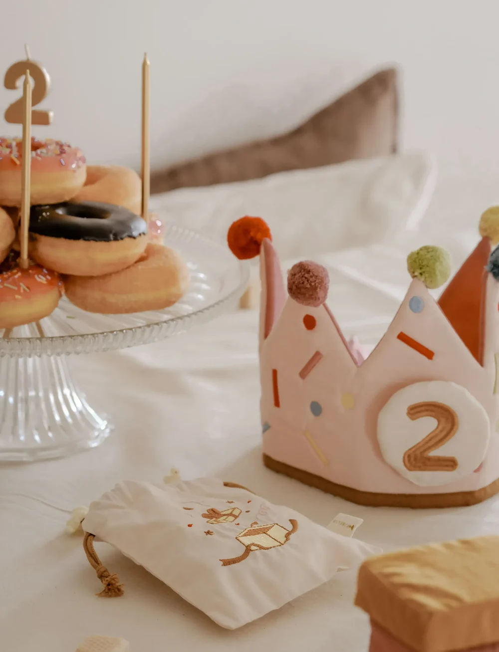 Fabelab - Celebration Crown Rose Mix - Birthd - party supplies - peach whip - 5