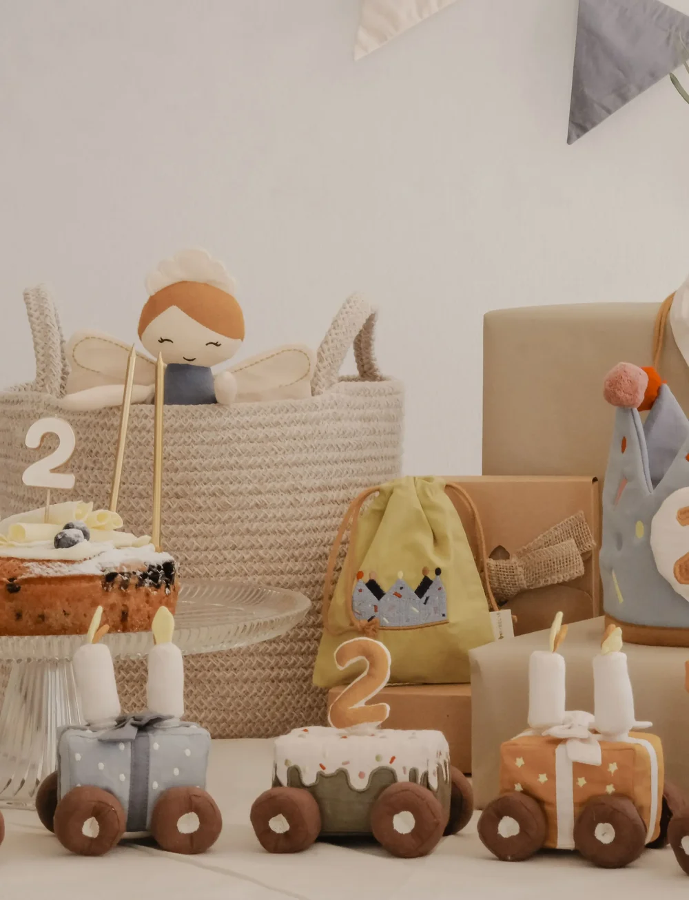 Fabelab - Celebration Train Blue Mix - Birthd - party supplies - goblin blue - 0