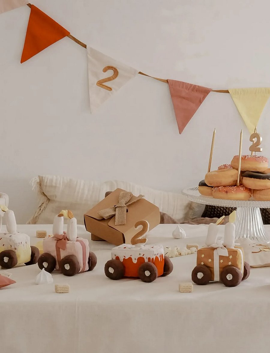 Fabelab - Celebration Train Rose Mix - Birthd - akcesoria dekoracyjne - ash rose - 4