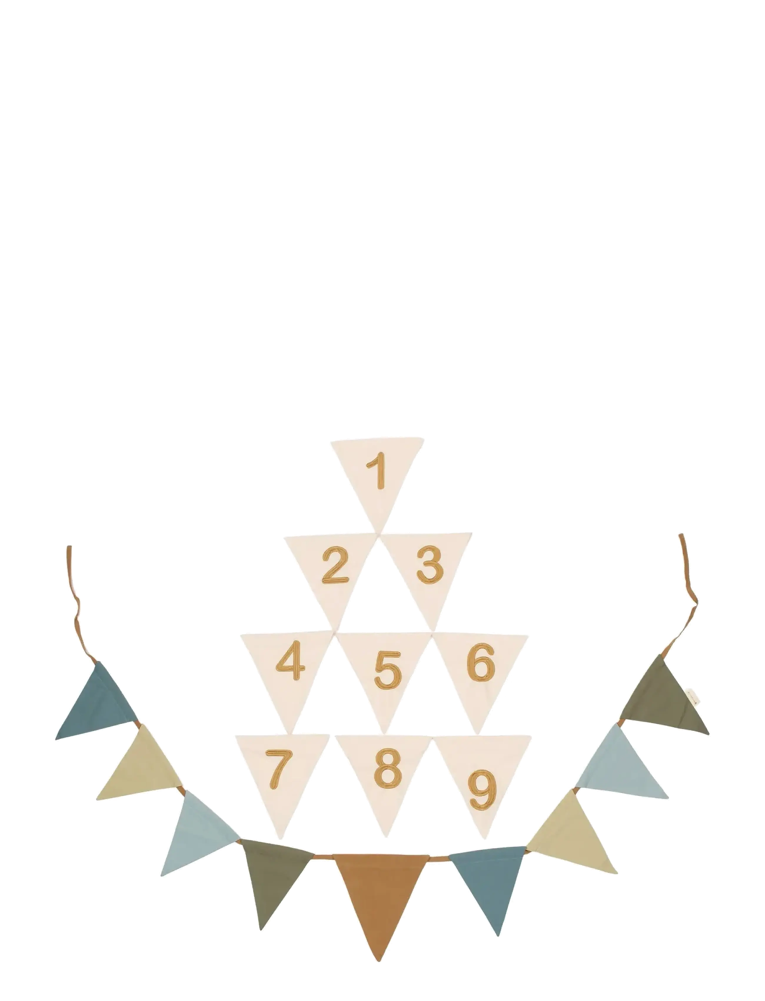 Fabelab Garland Blue Mix - Birthday - Last chance - GOBLIN BLUE / multi