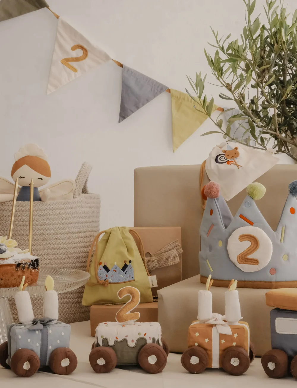 Fabelab - Garland Blue Mix - Birthday - dekoratsioonid - goblin blue - 0