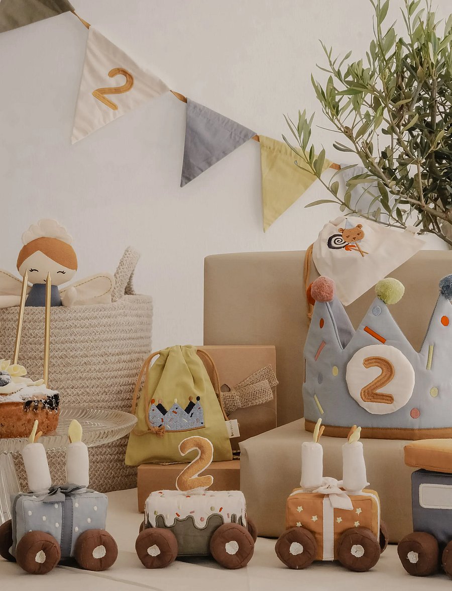 Fabelab - Garland Blue Mix - Birthday - dekorative wohnaccessoires - goblin blue - 0