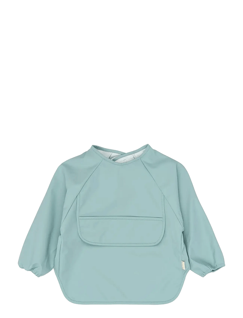 Fabelab - Sleeve Bib 2-pack - Little Flyers A - pikkade varrukatega pudipõll - slate - 4