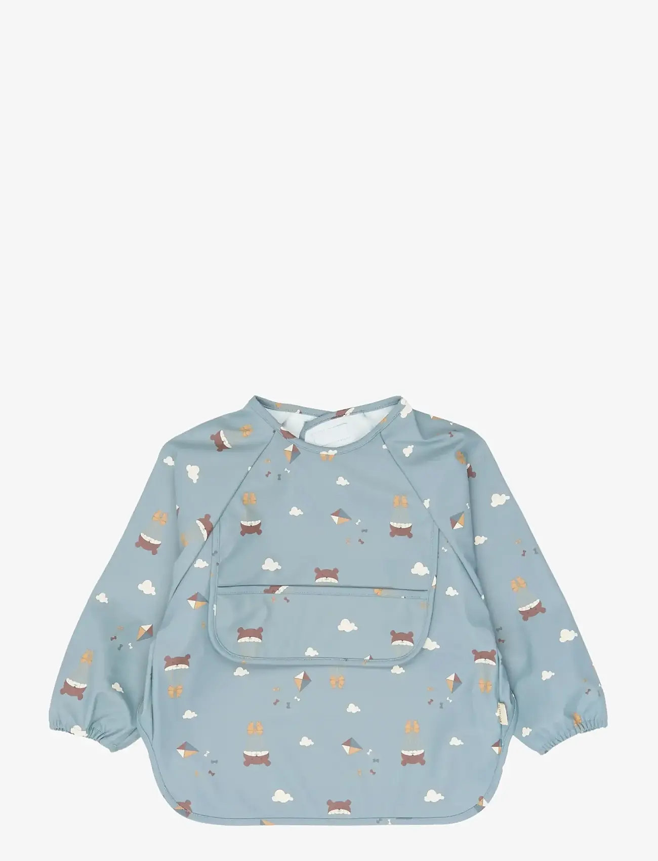 Fabelab - Sleeve Bib 2-pack - Little Flyers A - langarmlätzchen - wood thrush - 3