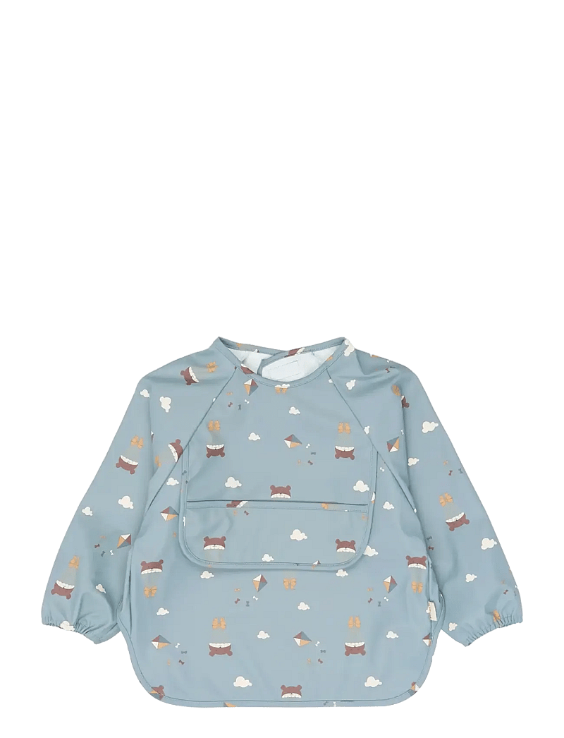 Fabelab - Sleeve Bib 2-pack - Little Flyers A - langarmlätzchen - wood thrush - 3