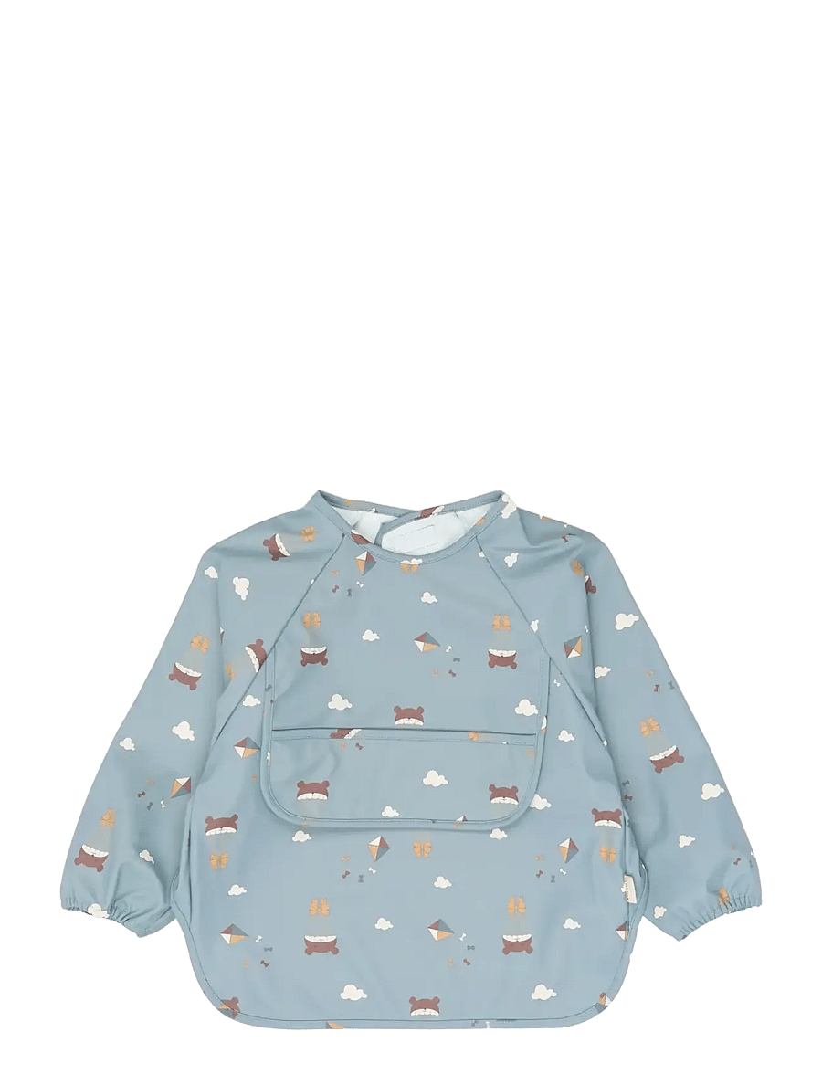 Fabelab - Sleeve Bib 2-pack - Little Flyers A - langarmlätzchen - wood thrush - 3