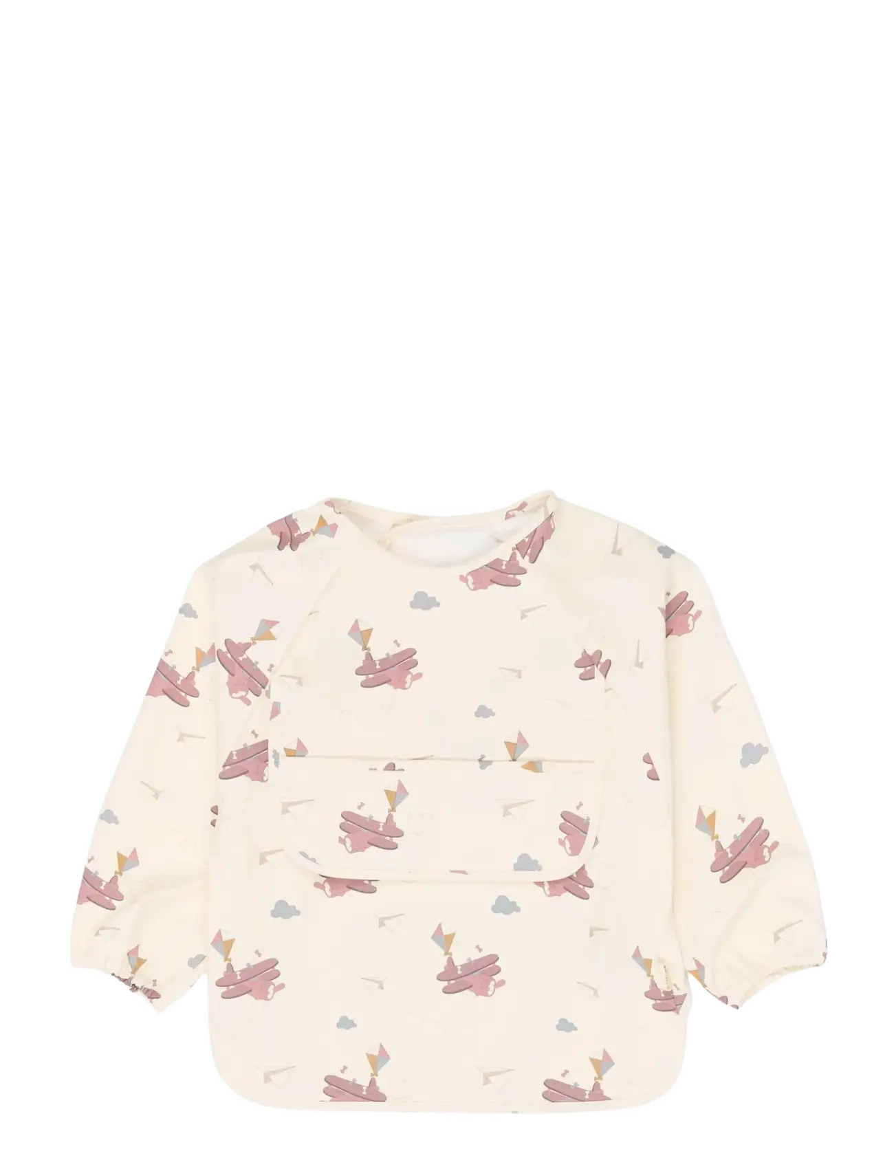 Fabelab - Sleeve Bib 2-pack - Little Flyers A - langarmlätzchen - ash rose - 1