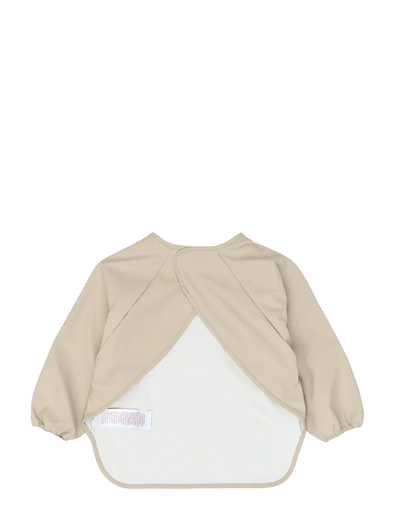 Fabelab - Sleeve Bib 2-pack - Little Flyers A - pikkade varrukatega pudipõll - oxford tan - 5