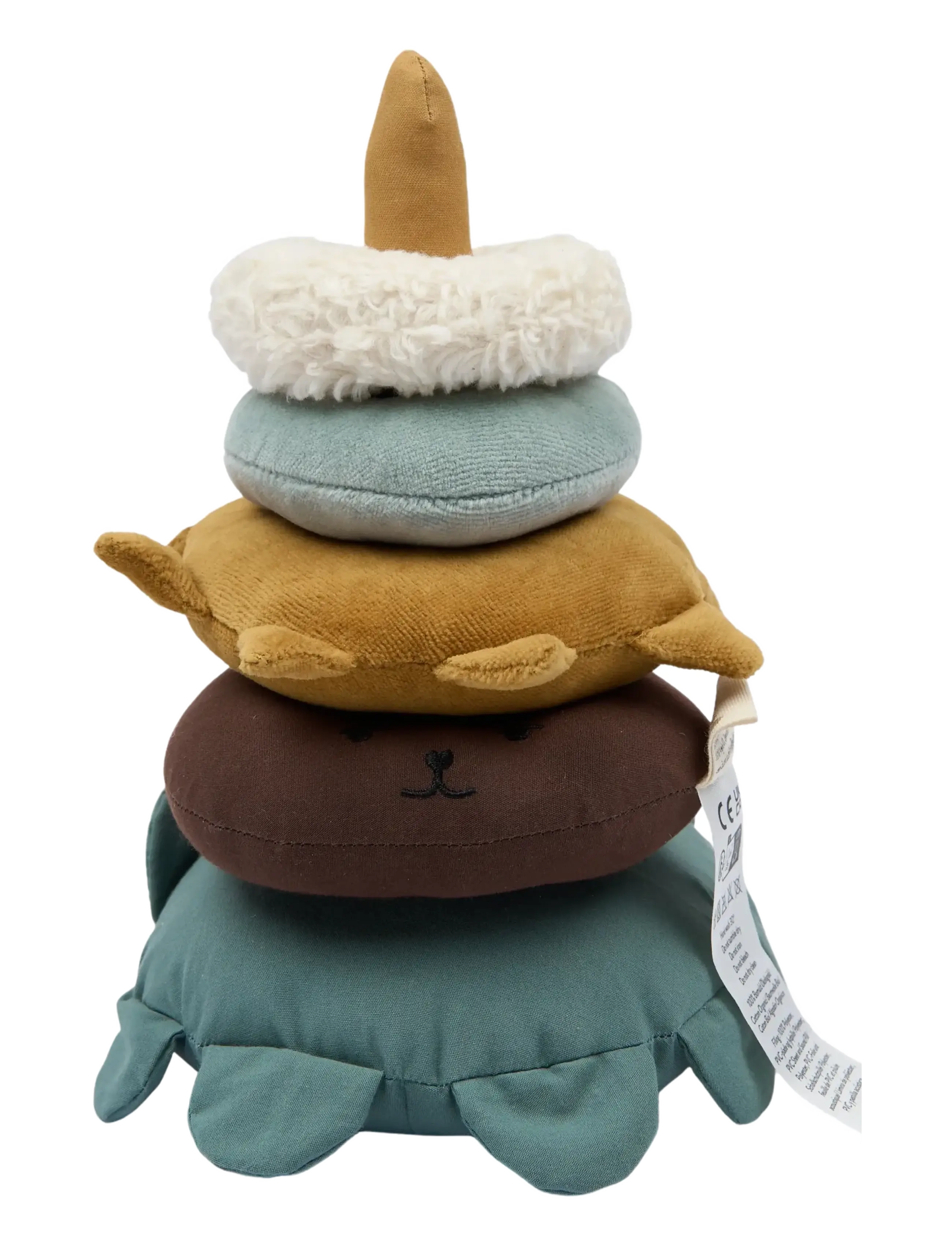 Fabelab Fabric Stack Tower - Bear - Inspiration - GOBLIN BLUE / multi
