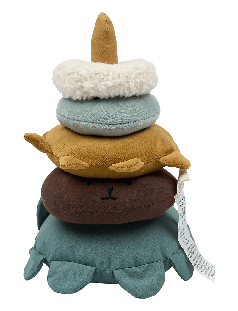 Fabelab - Fabric Stack Tower - Bear - stackable blocks - goblin blue - 1