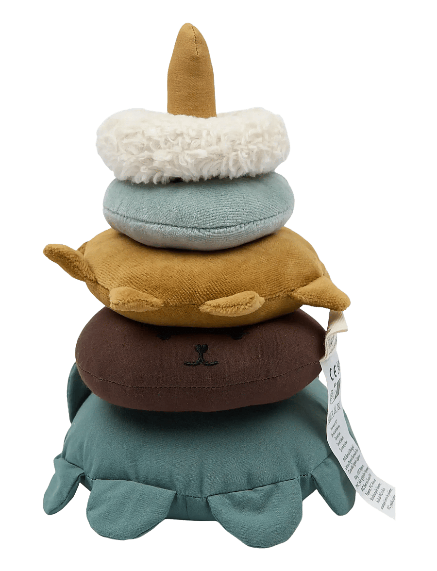 Fabelab - Fabric Stack Tower - Bear - stableklosser - goblin blue - 1