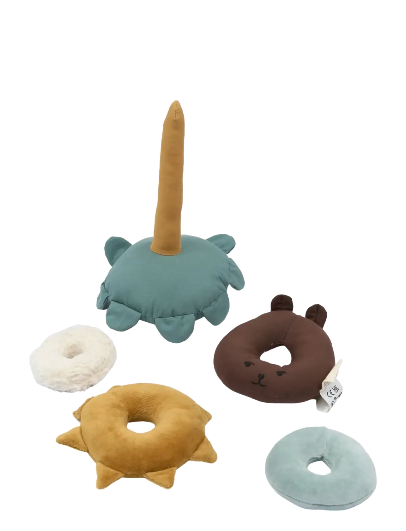 Fabelab - Fabric Stack Tower - Bear - stableklosser - goblin blue - 3