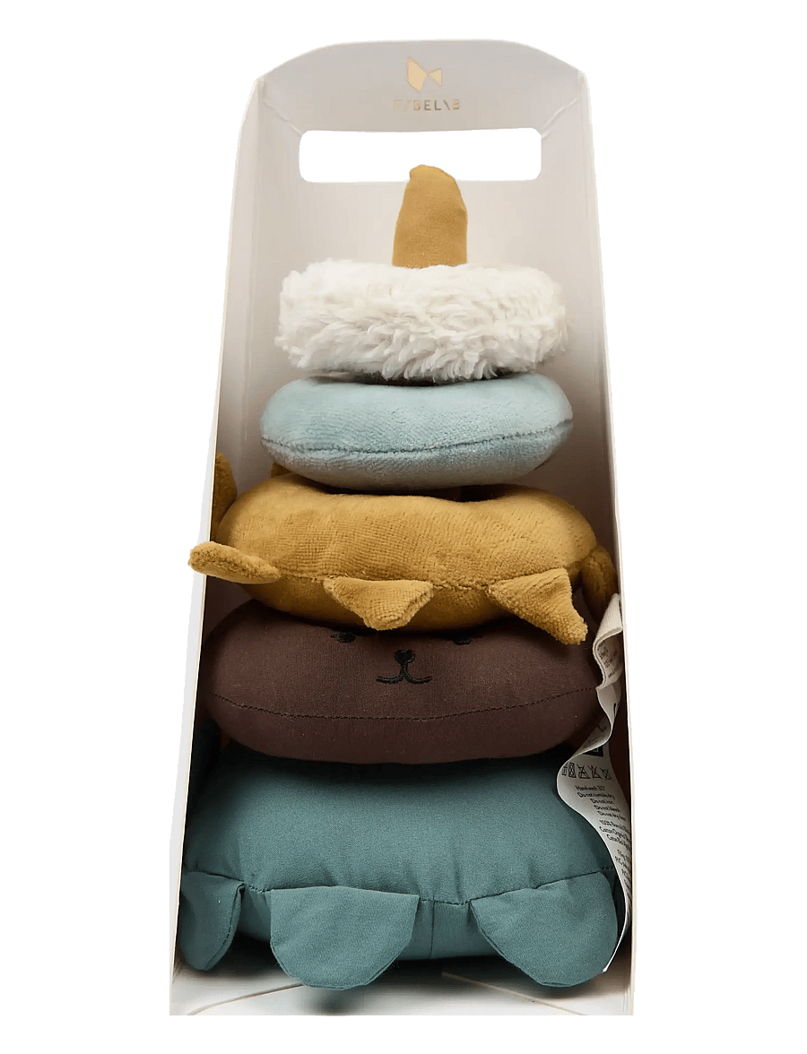 Fabelab - Fabric Stack Tower - Bear - stableklosser - goblin blue - 4