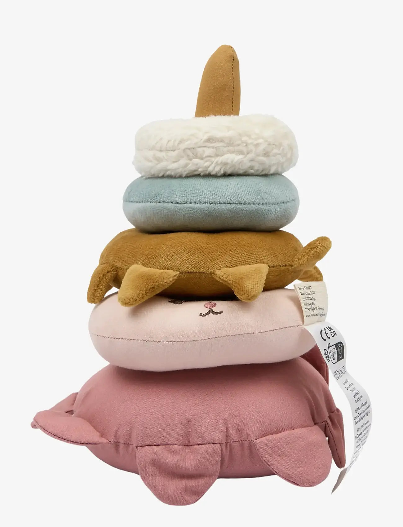 Fabelab - Fabric Stack Tower - Bunny - torniklotsid - ash rose - 1
