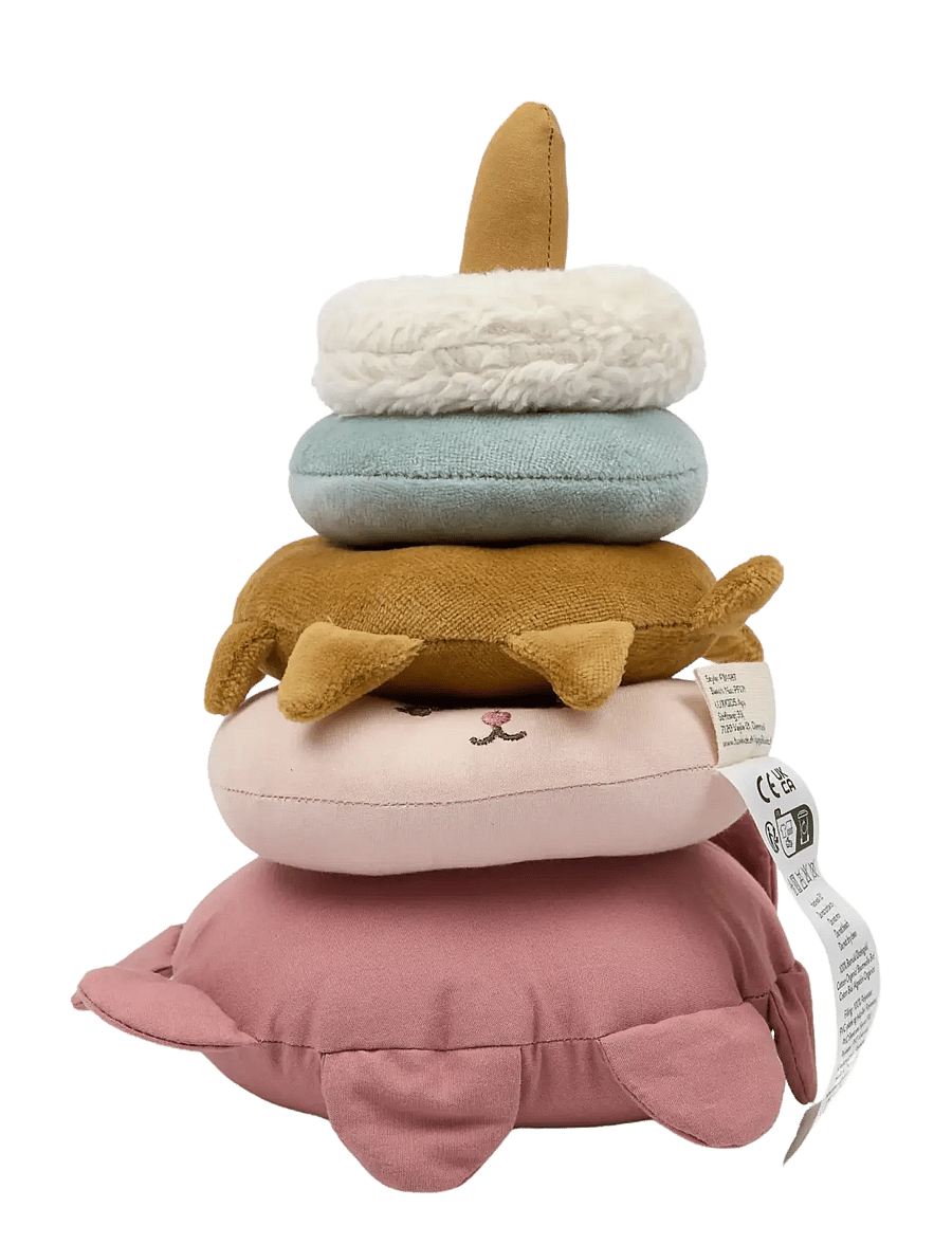 Fabelab - Fabric Stack Tower - Bunny - stapelklötze - ash rose - 1