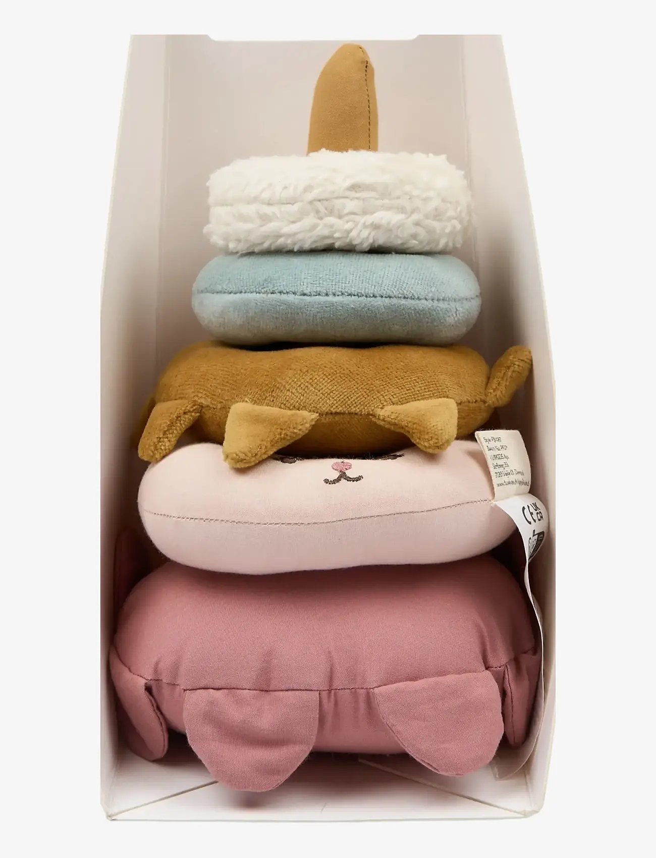 Fabelab - Fabric Stack Tower - Bunny - torniklotsid - ash rose - 4