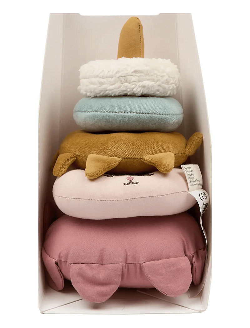 Fabelab - Fabric Stack Tower - Bunny - torniklotsid - ash rose - 4
